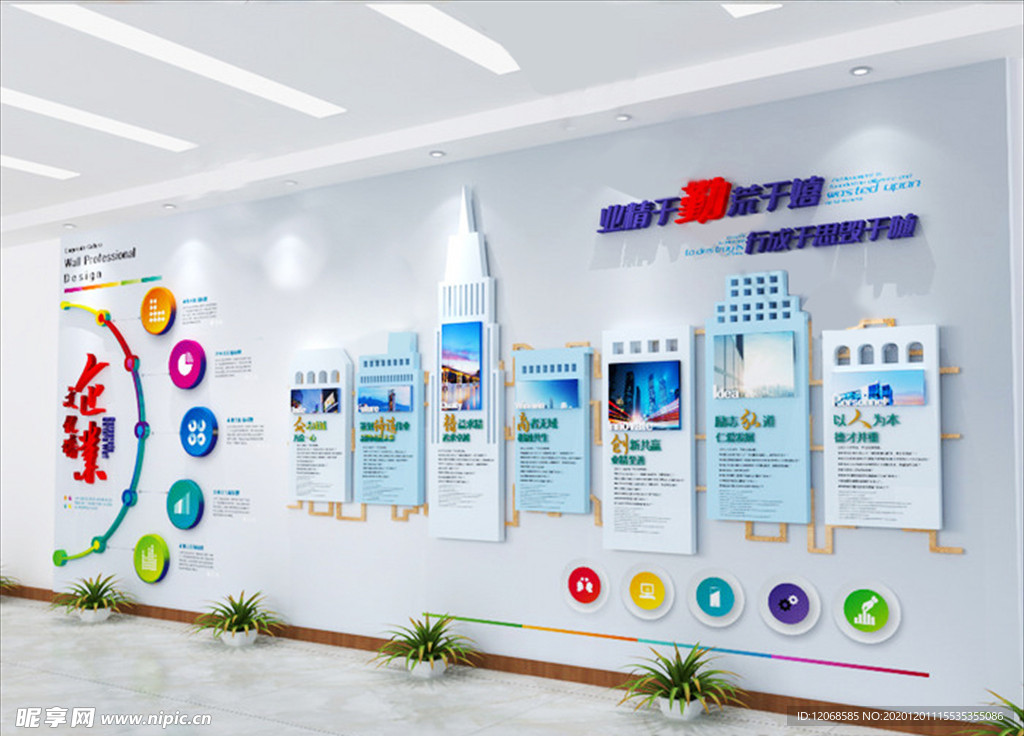 地产企业文化墙