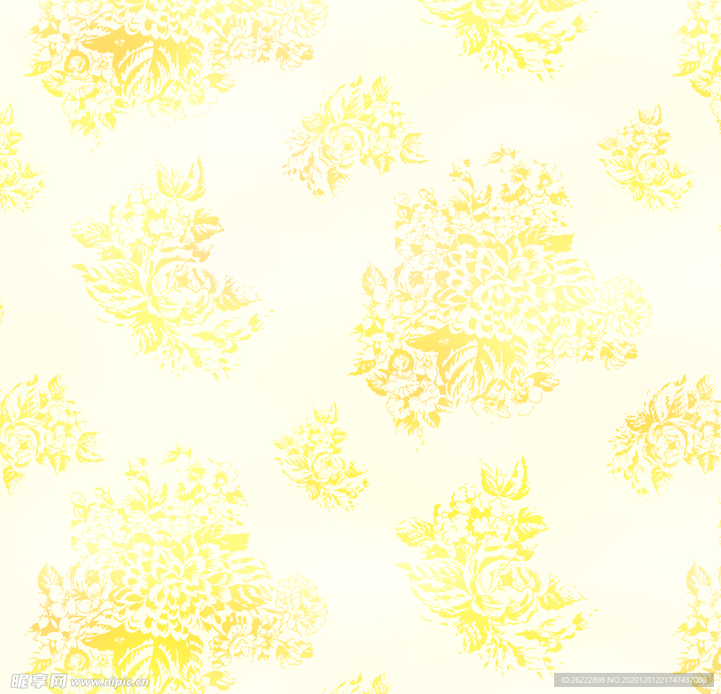 玫瑰秀金背景布纹