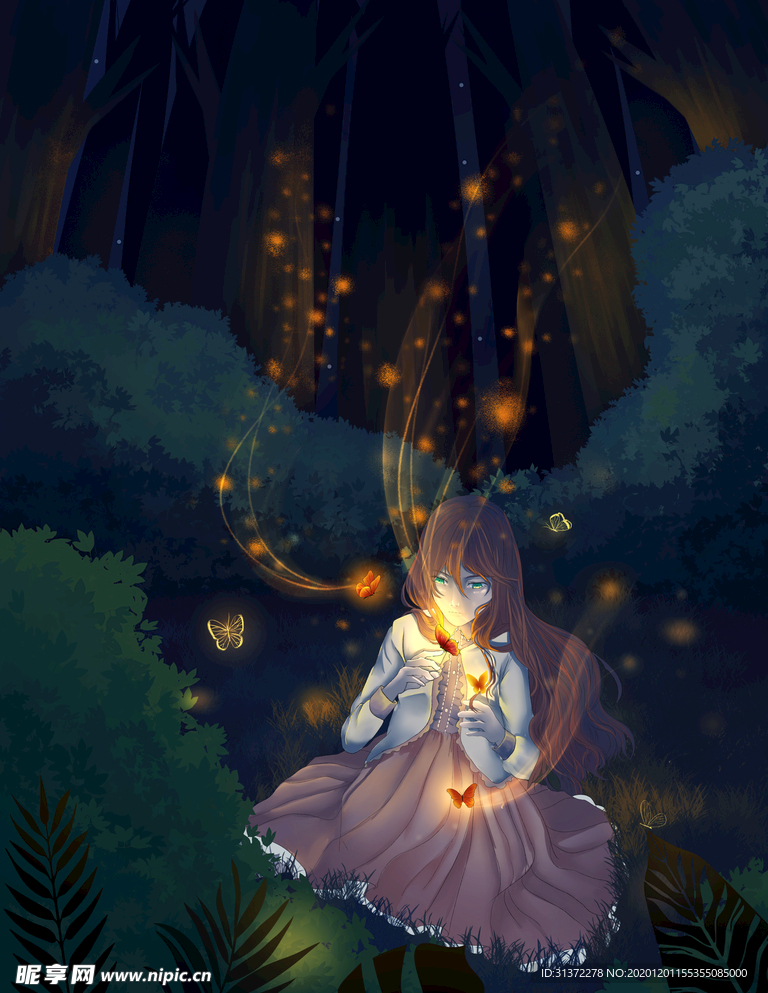 梦觉创意小清新动物合成海报设计