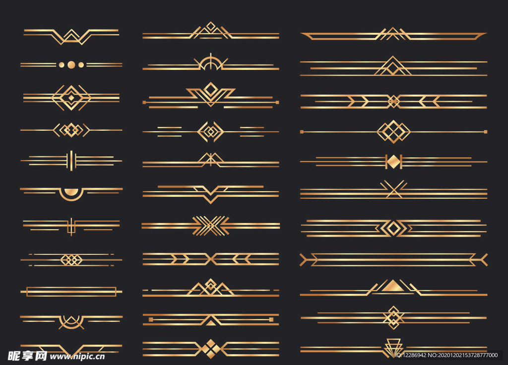 欧式高档古典边框