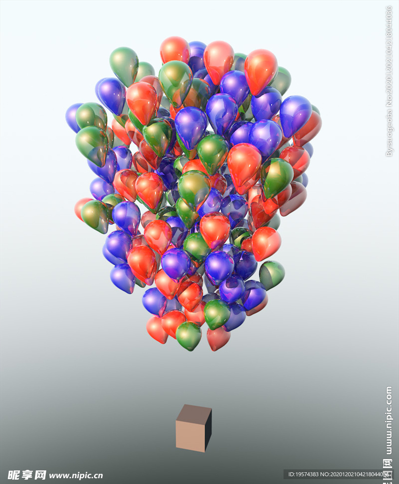 c4d气球动画工程