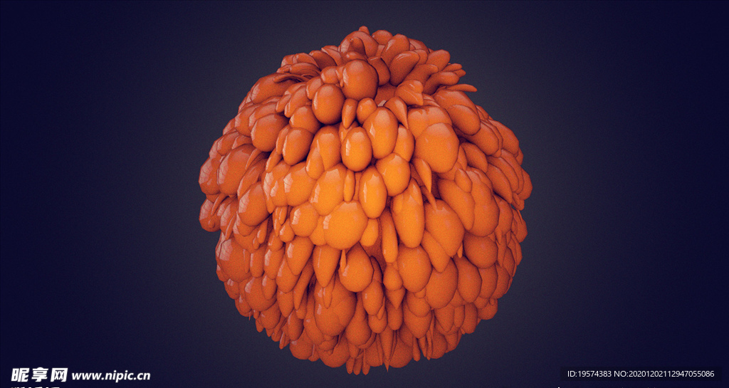 C4D模型 松软坍塌的气球