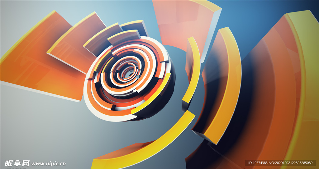 C4D 模型新闻界开头演绎