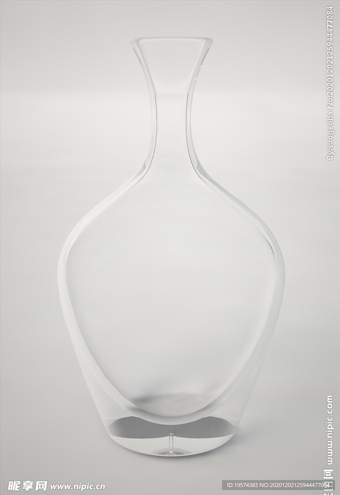 C4D 模型玻璃花瓶