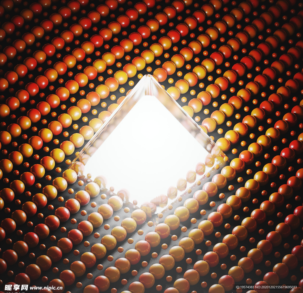 C4D 模型 金字塔光