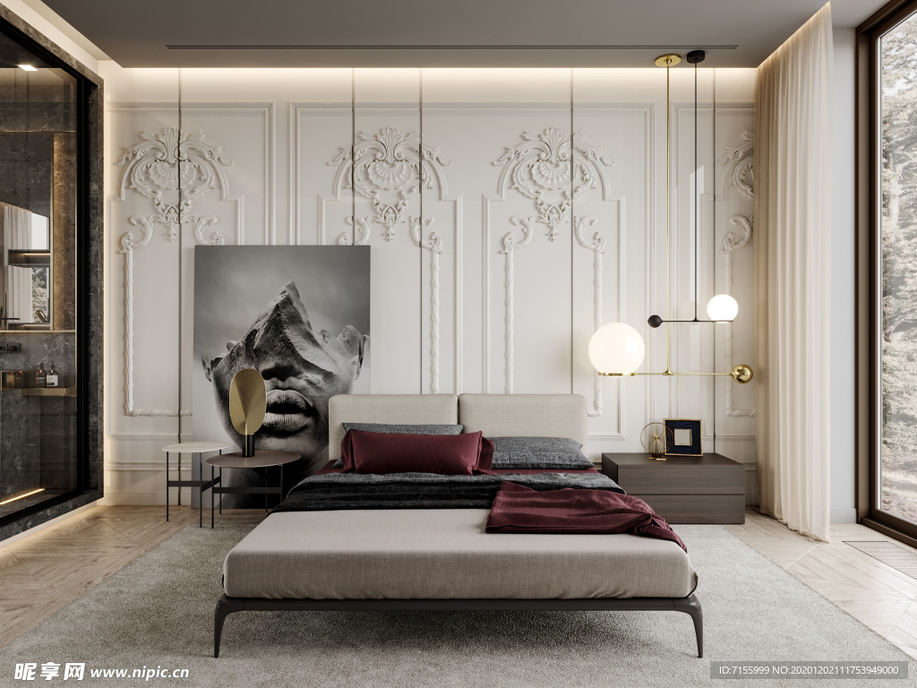 墙纸 展示 卧室