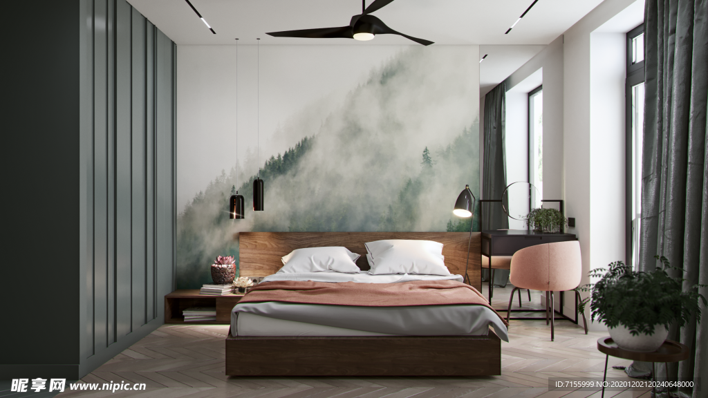 墙纸 展示 卧室