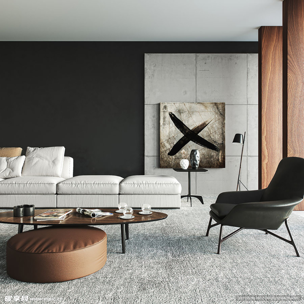 客厅 墙纸 展示