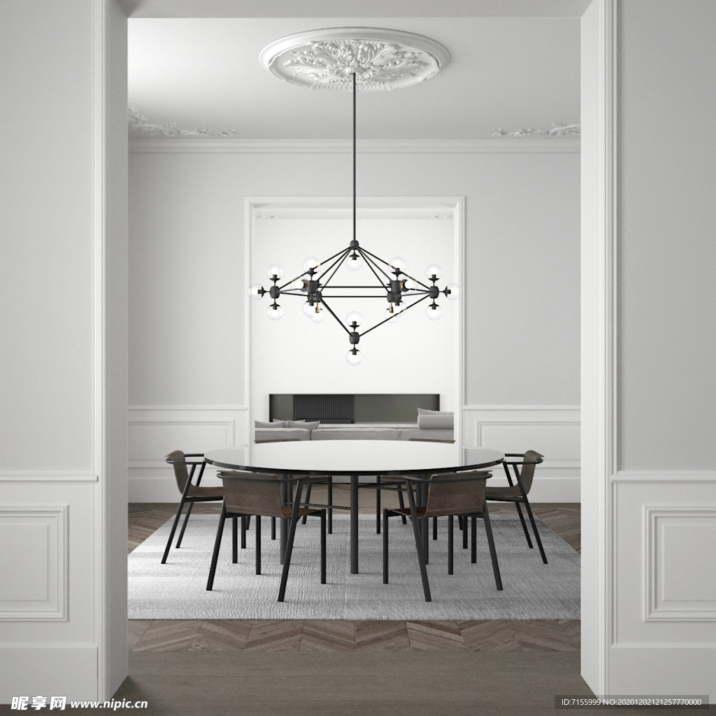 餐厅 墙纸 展示