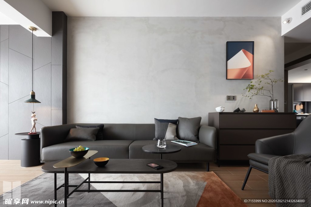 客厅 墙纸 展示