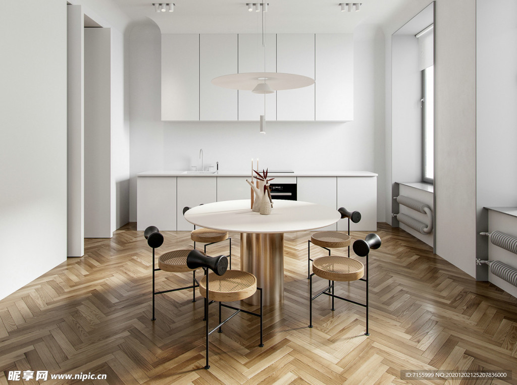 餐厅 墙纸 展示