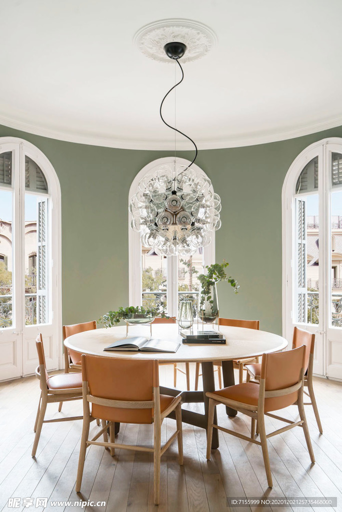 餐厅 墙纸 展示