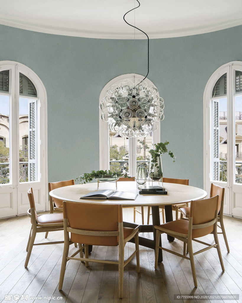 餐厅 墙纸 展示