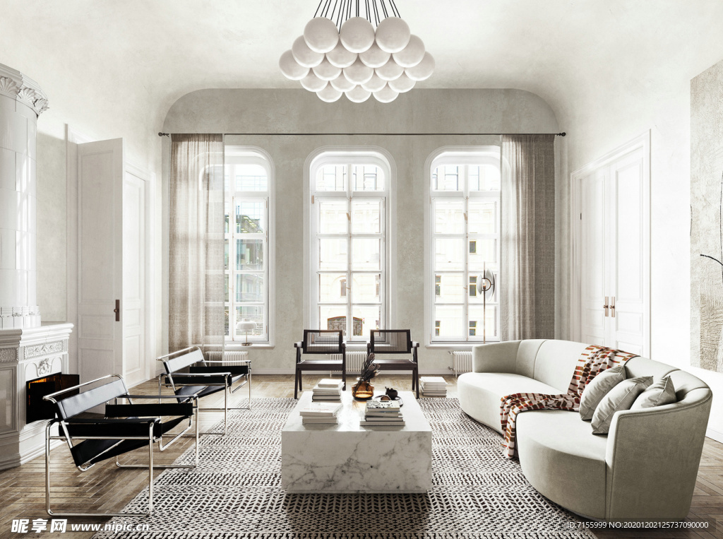 客厅 墙纸 展示