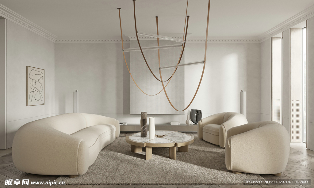 客厅 墙纸 展示