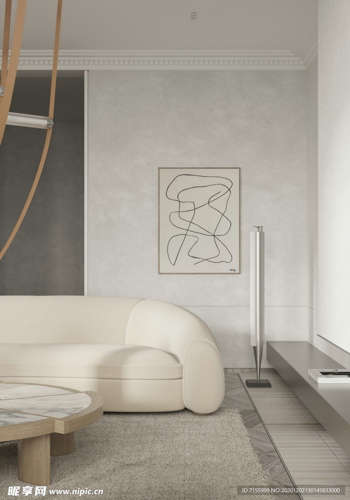 客厅 墙纸 展示