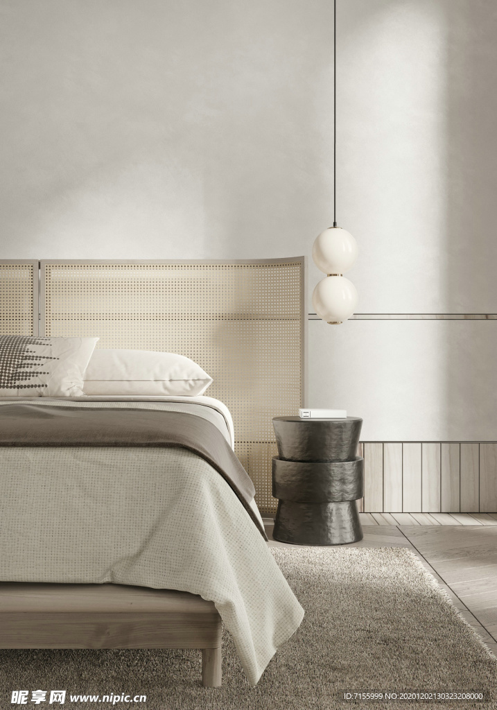 卧室 墙纸 展示