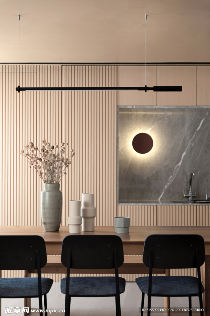 餐厅 墙纸 展示