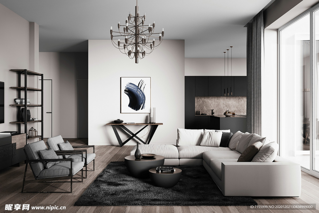 客厅 墙纸 展示