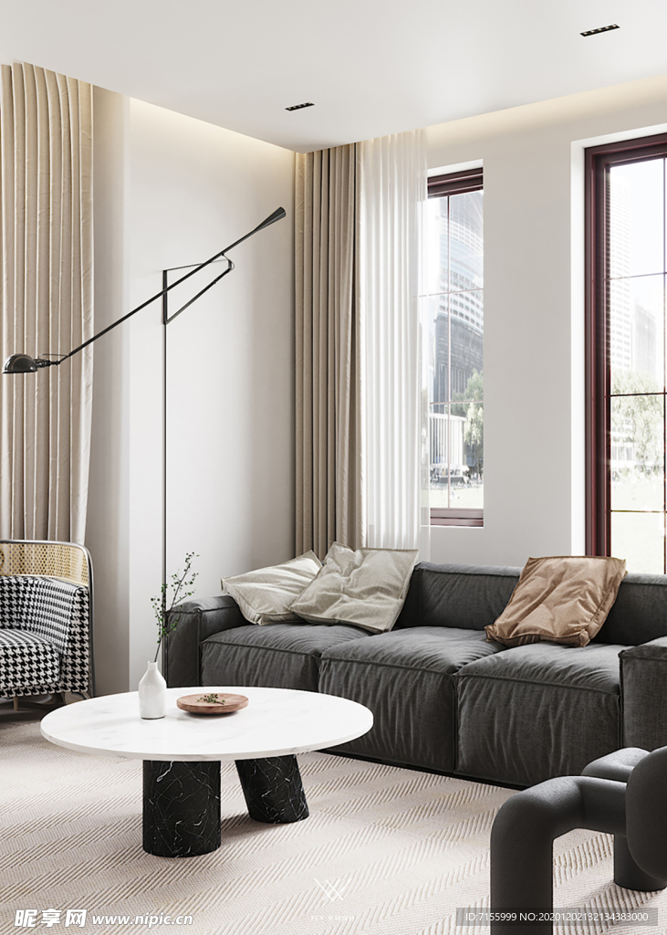 客厅 墙纸 展示