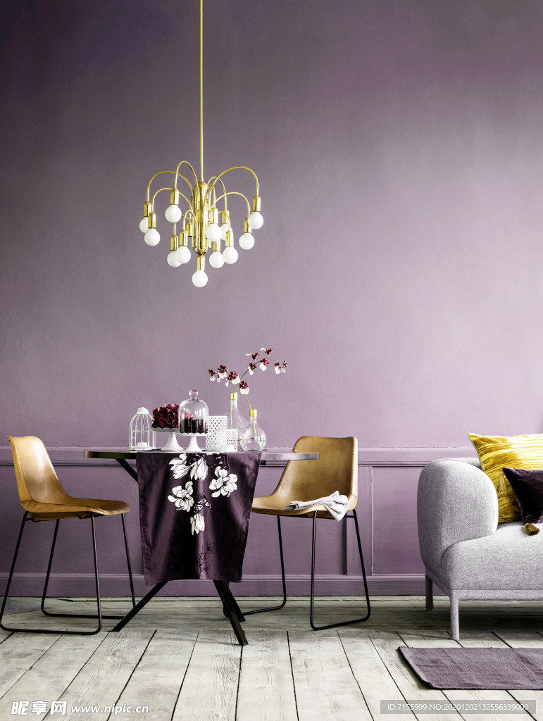 餐厅 墙纸 展示