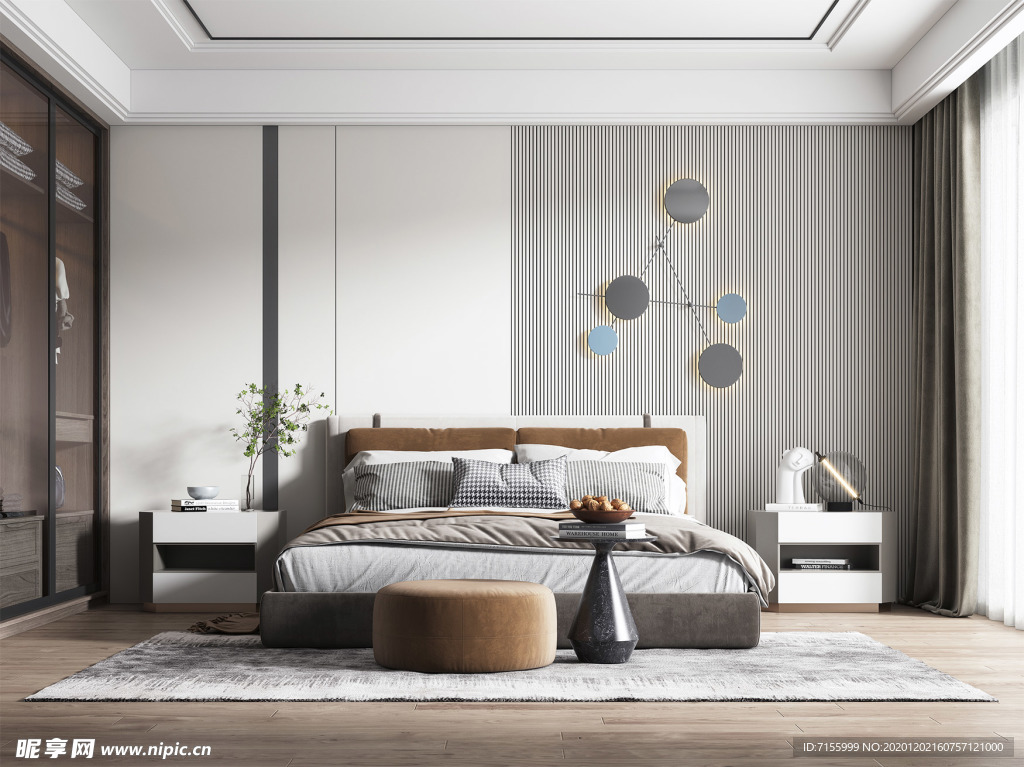 流行的轻奢卧室