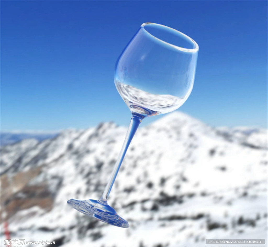 C4D 模型动画 红酒杯