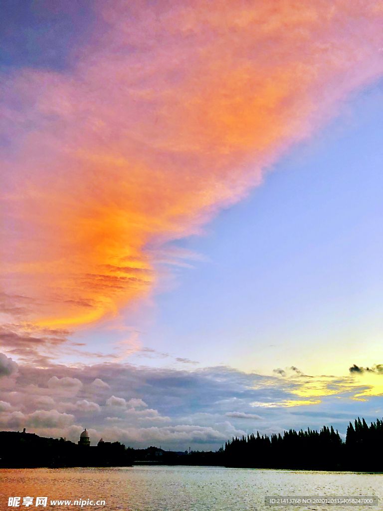 彩霞天空风景