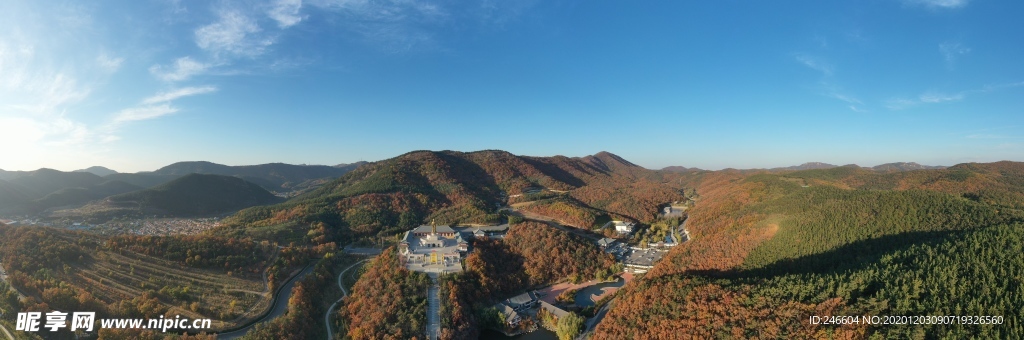 大连横山寺航拍