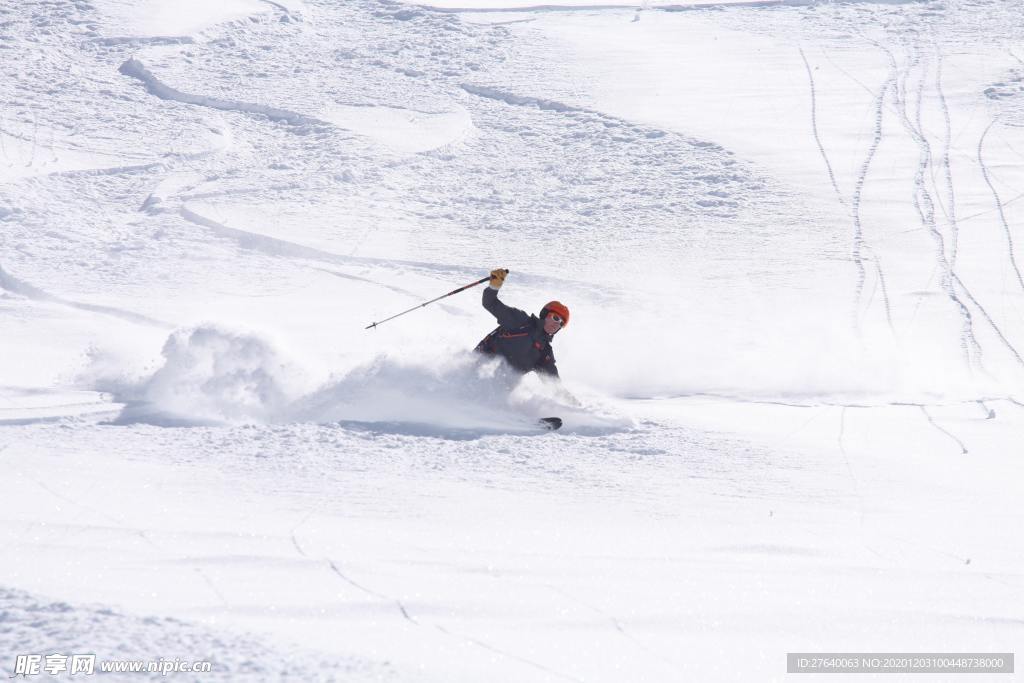 滑雪图片