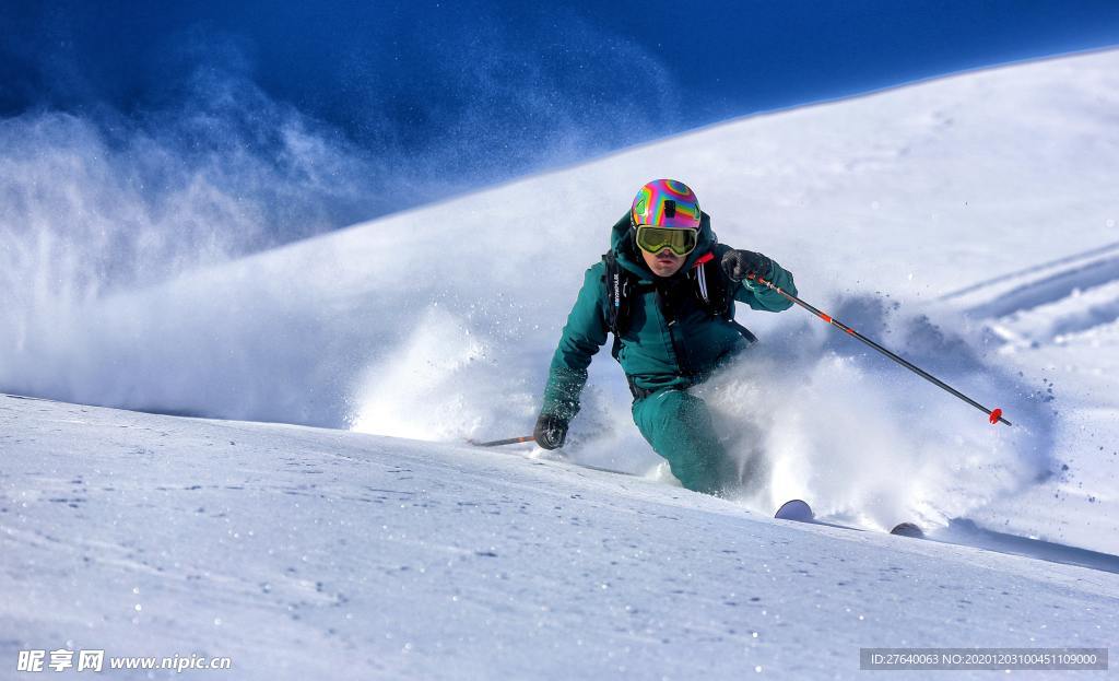 滑雪图片