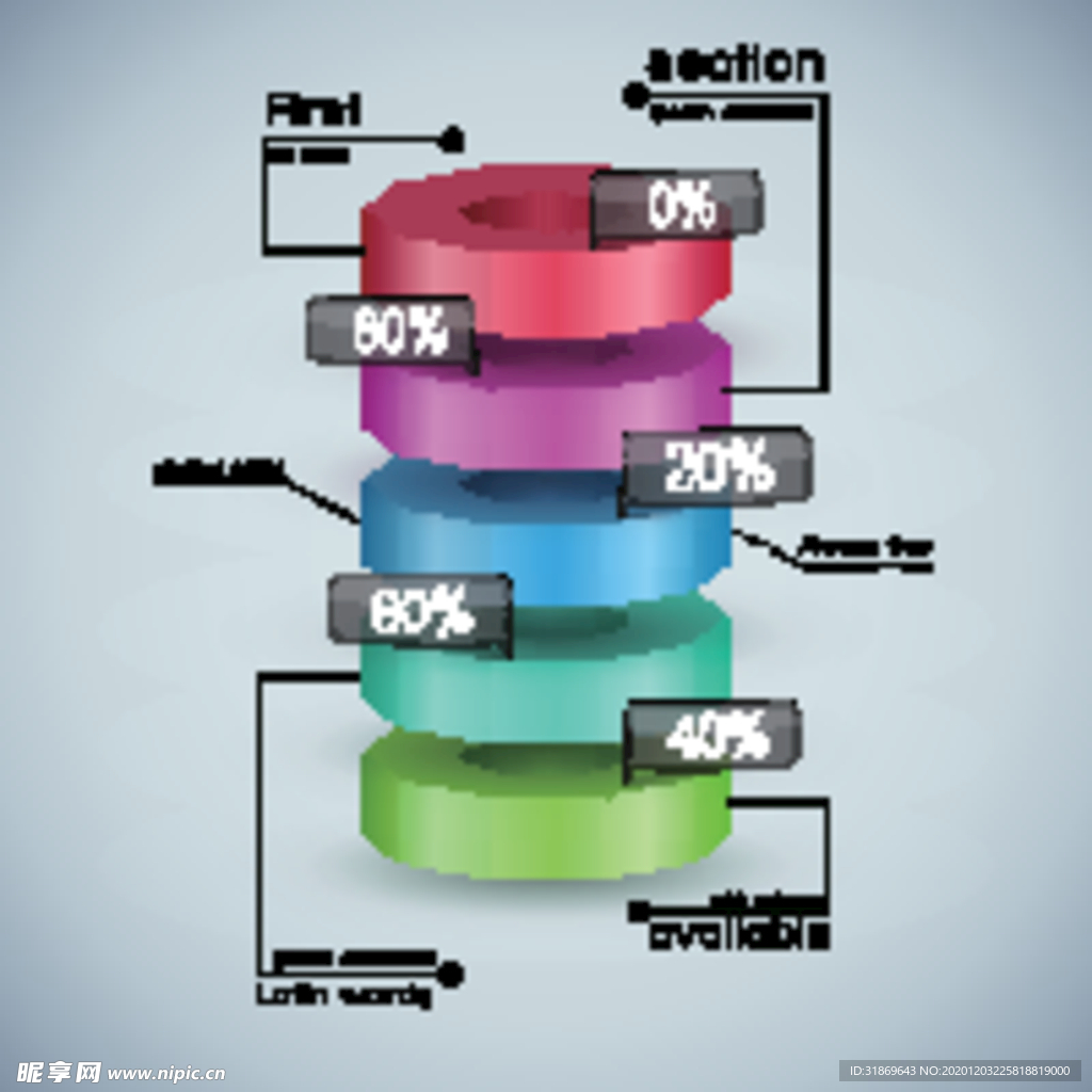 信息图模板 流程