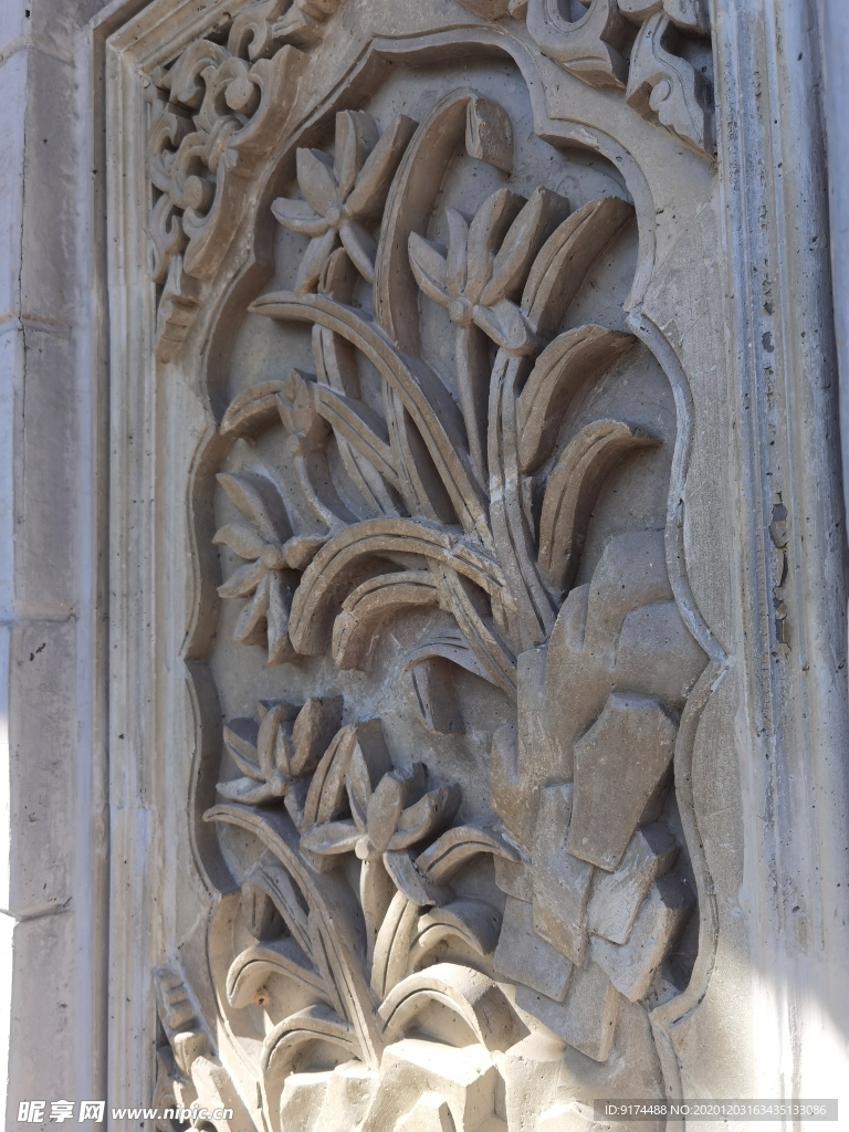 木雕 雕刻 中式花纹