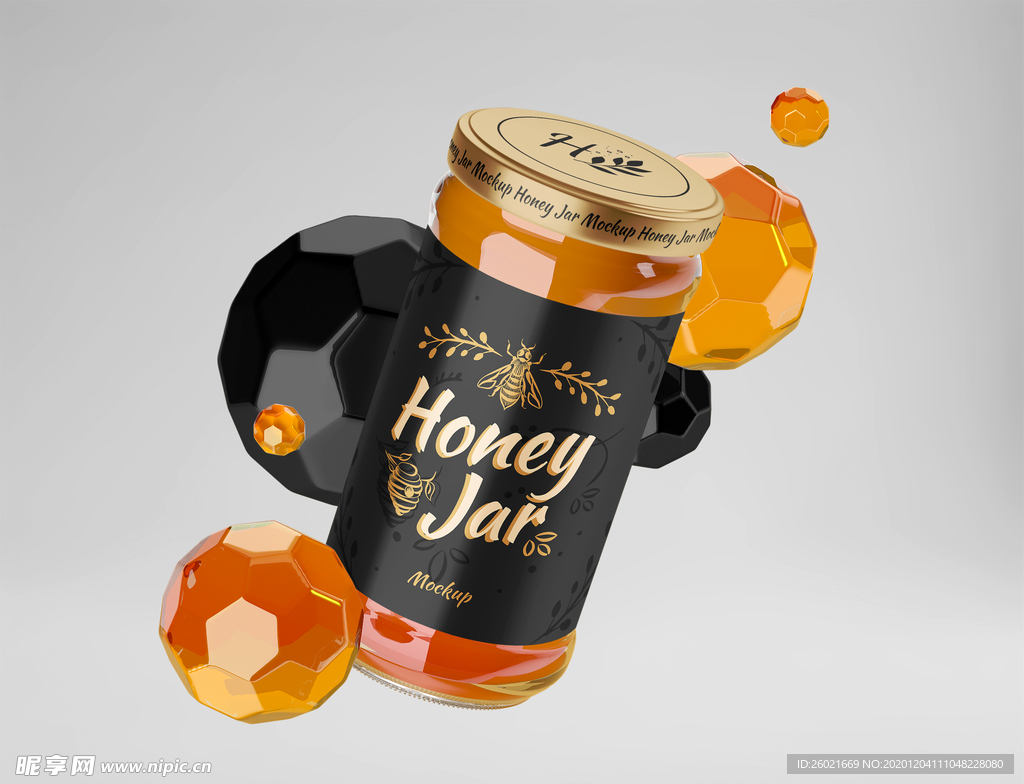 蜂蜜罐样机