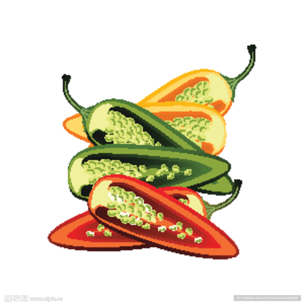 辣椒 蔬菜 水果