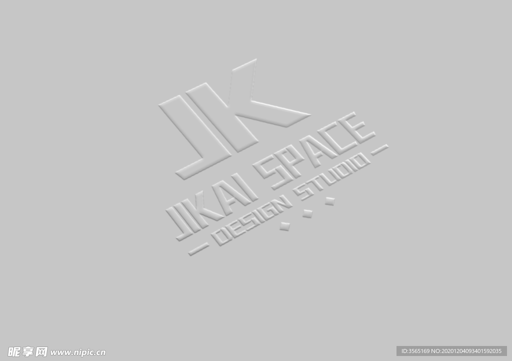 LOGO凹凸效果贴图样机