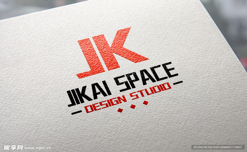 LOGO特种纸贴图样机