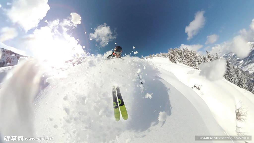滑雪图片
