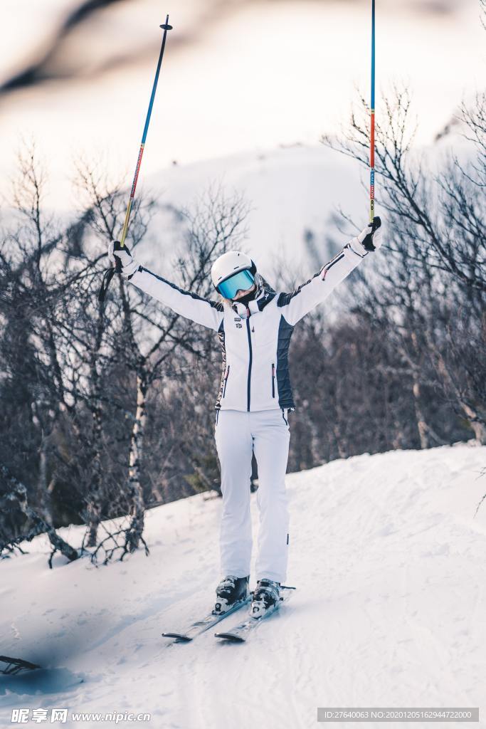 滑雪图片