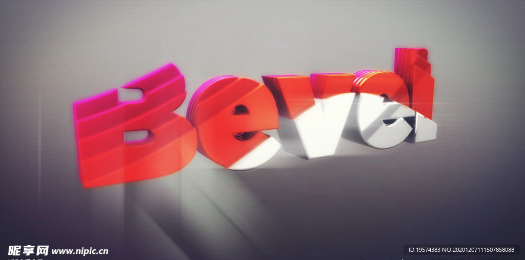 C4D 模型动画logo演绎