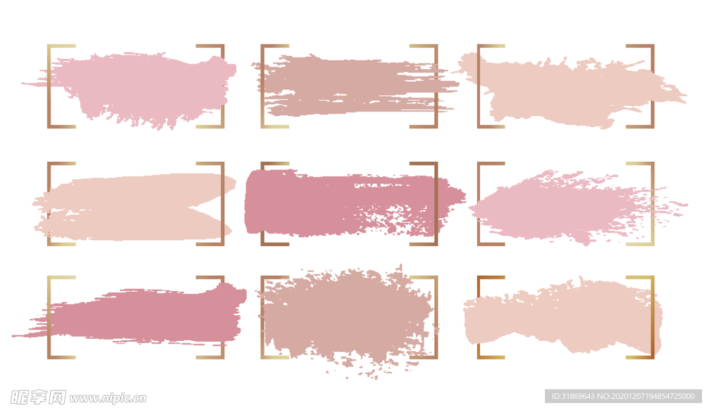 笔刷 展板背景模板