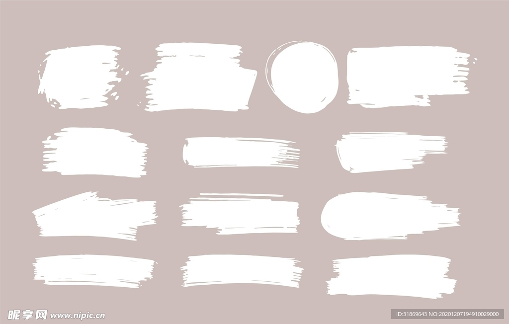 笔刷 展板背景模板