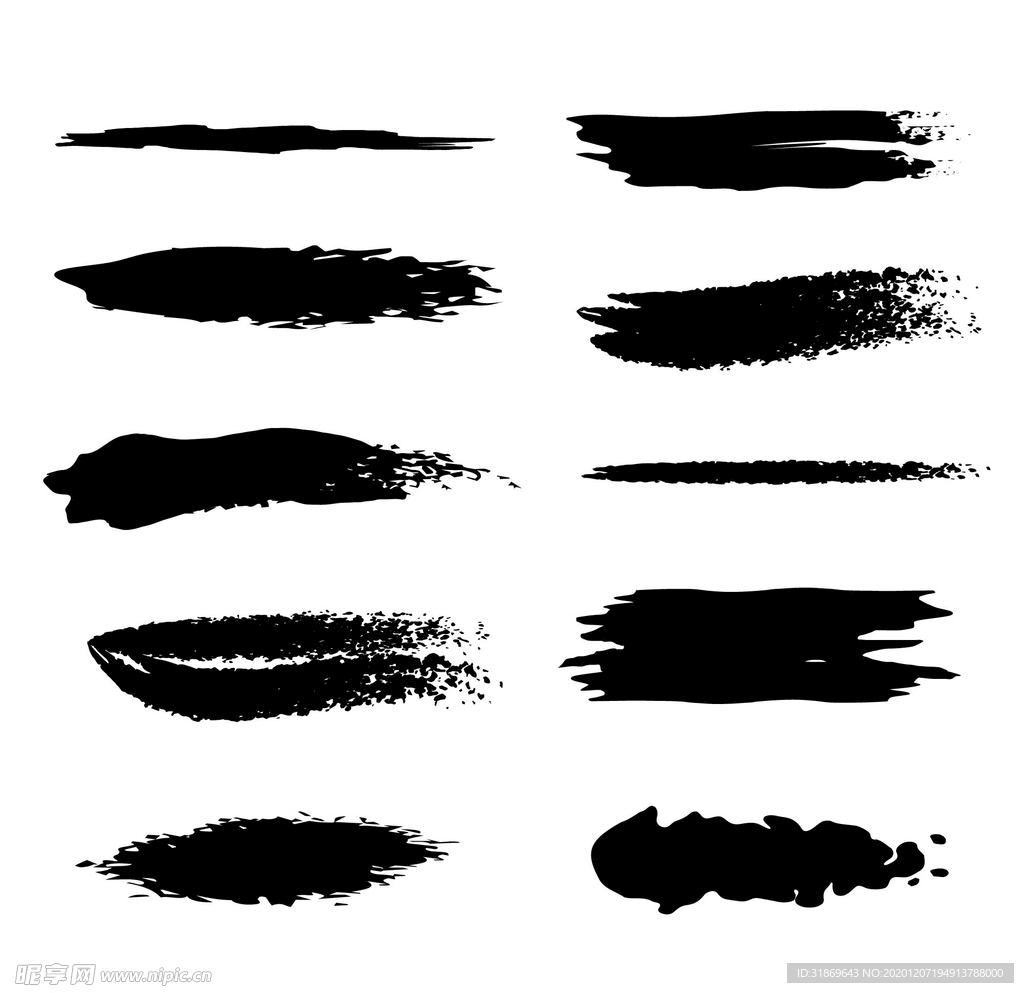 笔刷 展板背景模板