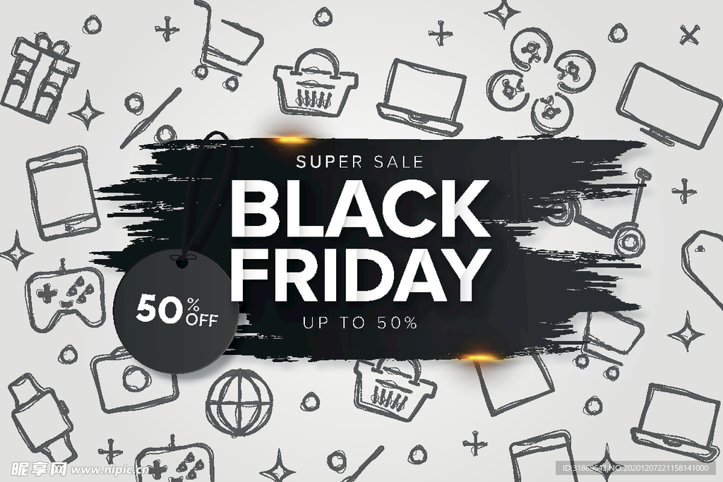 笔刷 展板背景模板