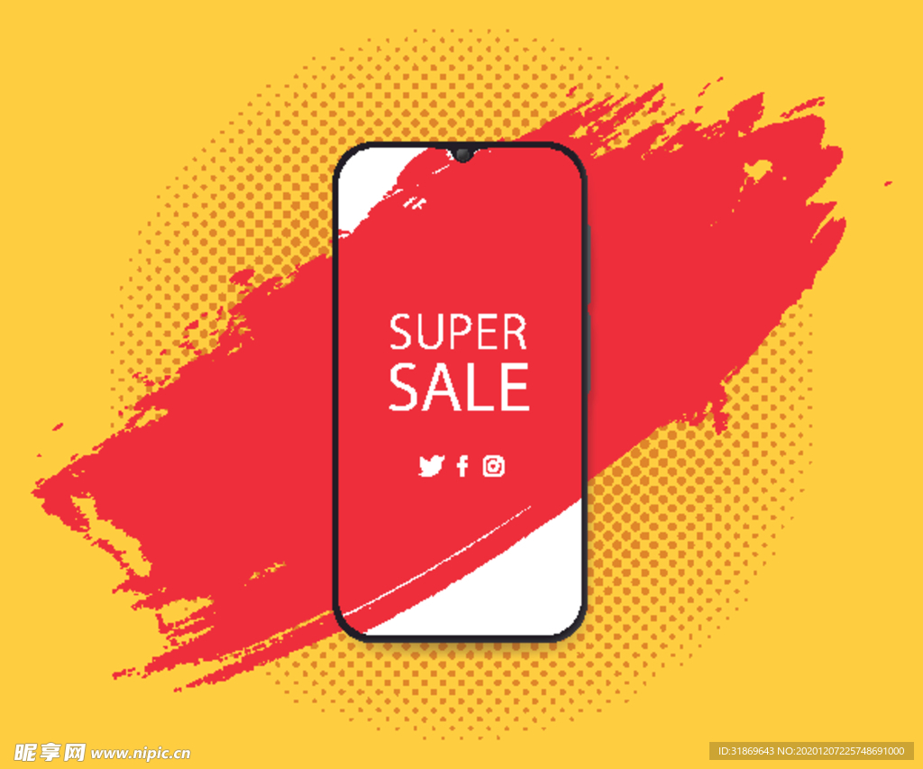 笔刷 展板背景模板