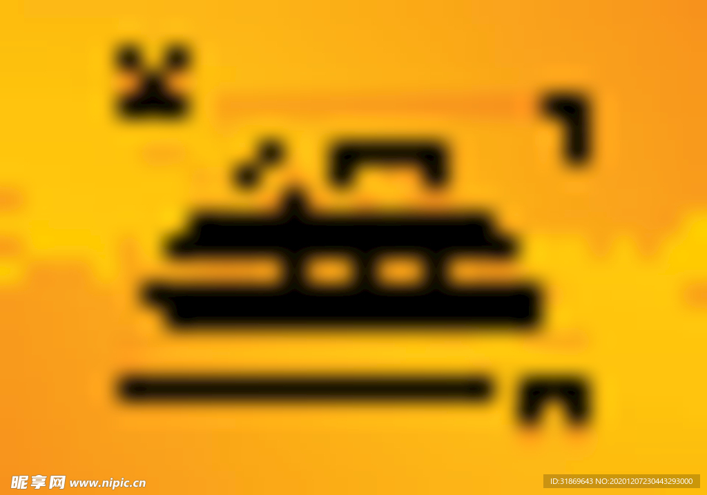 笔刷 展板背景模板