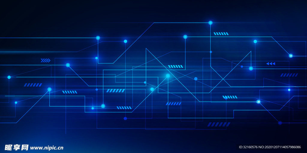 科技海报展板背景