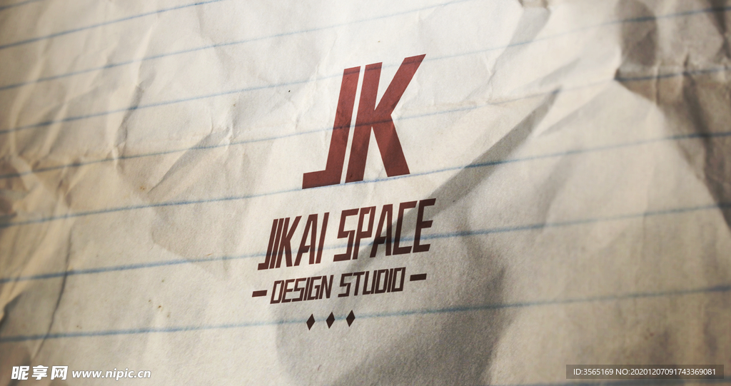 LOGO做旧质感贴图样机