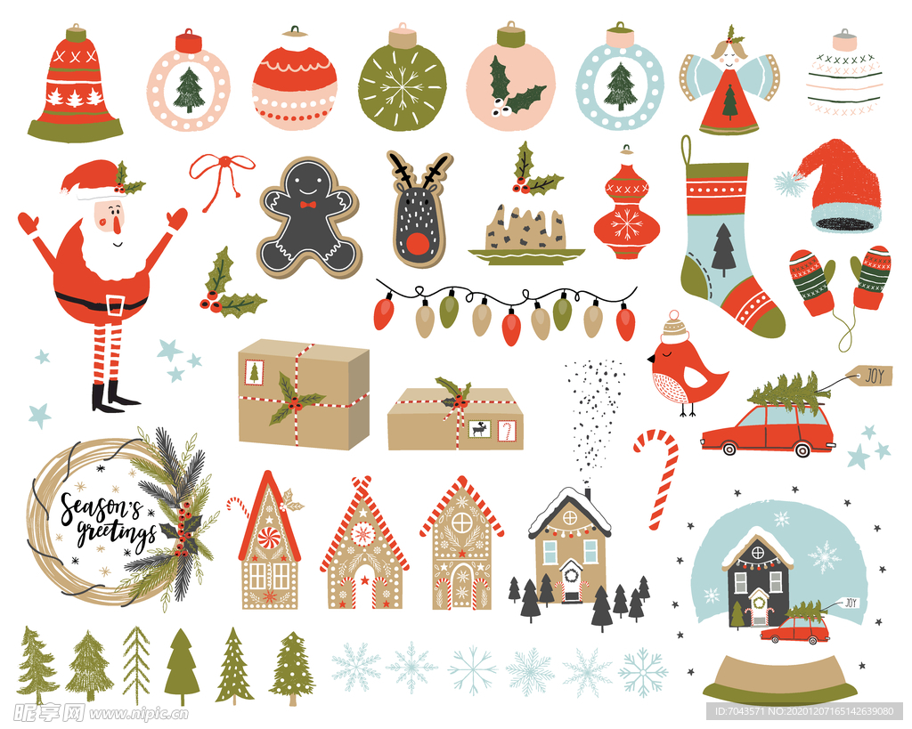 圣诞矢量元素