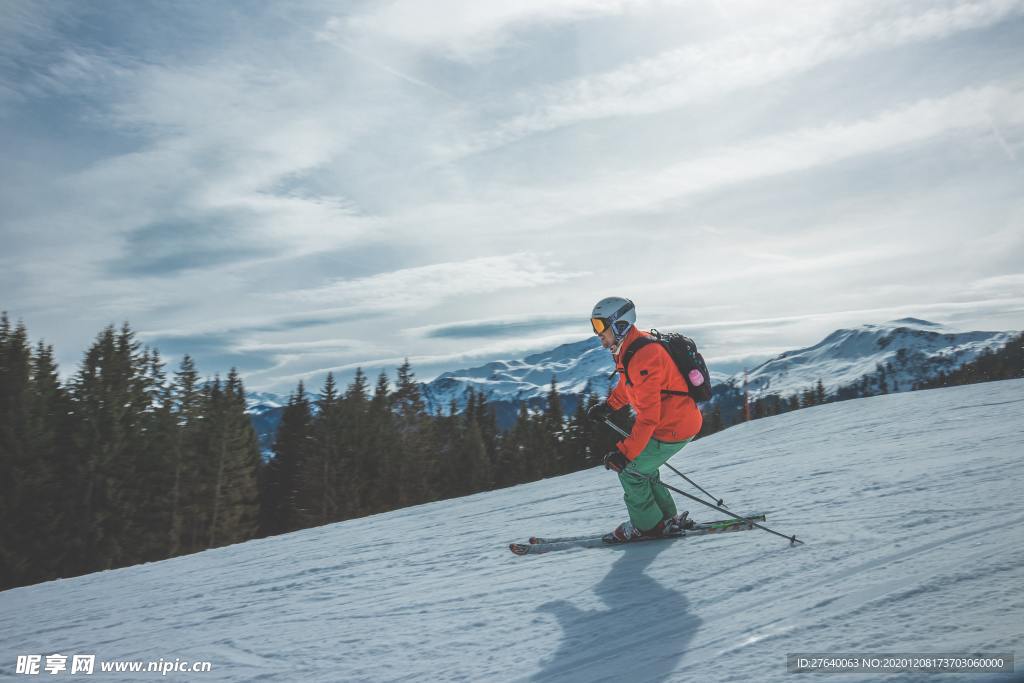 滑雪图片